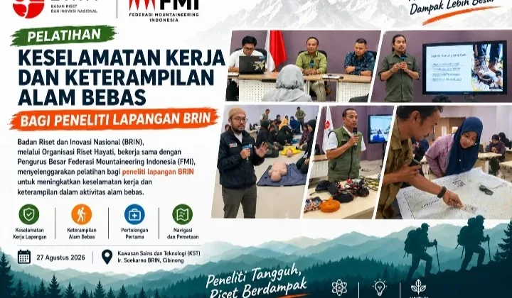 BRIN dan FMI Perkuat Kompetensi Keselamatan Peneliti